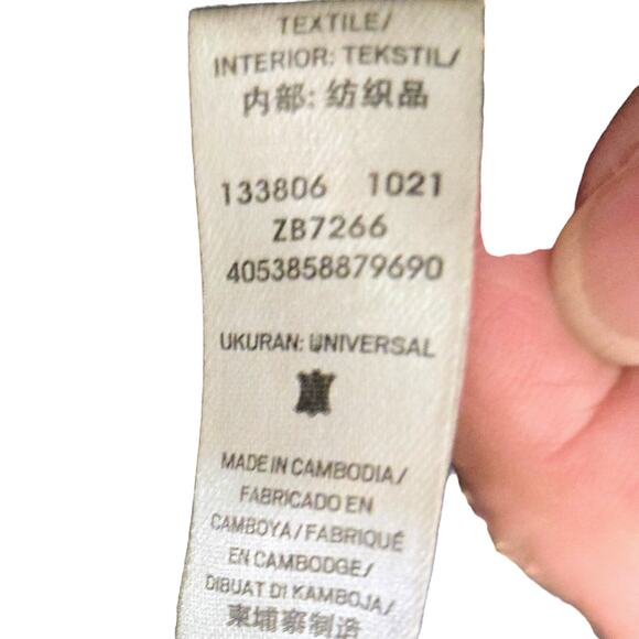 Fossil Fiona Black Pebbled Leather Crossbody/Shoulder Bag Adj Strap Zip + Pocket - Picture 9 of 10